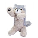 キングジム ポーズーペンポーチ オオカミ PZ2025 筆箱 ペンケース アニマル ぬいぐるみ 動物