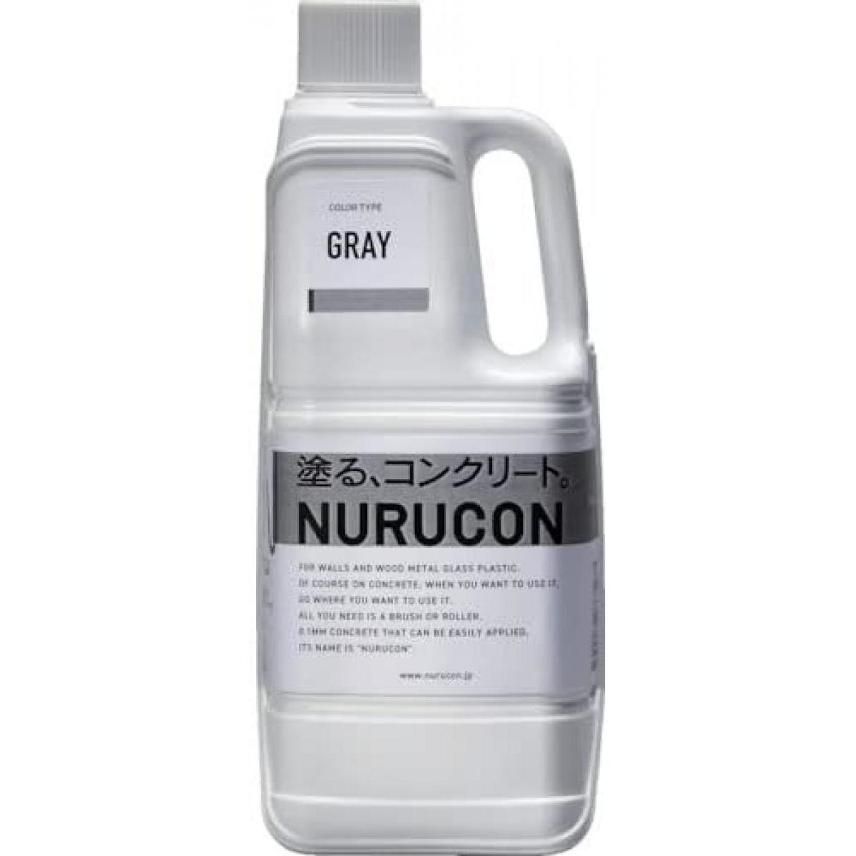  タイハク NURUCON コンクリート化粧仕上げ用 ヌルコン 2L グレー 塗面積約6～20平方メートル 水性コンクリート用化粧剤