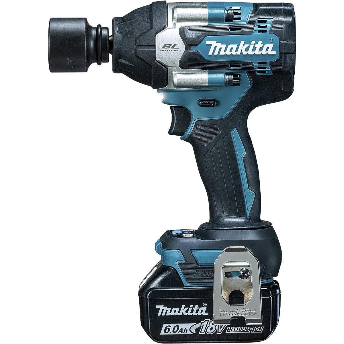 マキタ makita 充電式インパクトレンチ 18V6Ah バッテリ2本・充電器・ケース付 TW700DRGX 充電式 インパクトレンチ