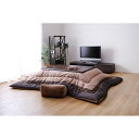 【I】【代引不可】イケヒコ・コーポレーション しじら こたつ厚掛け布団ゆかり約205×245cm ブラウン 長方形【北海道・沖縄・離島不可】