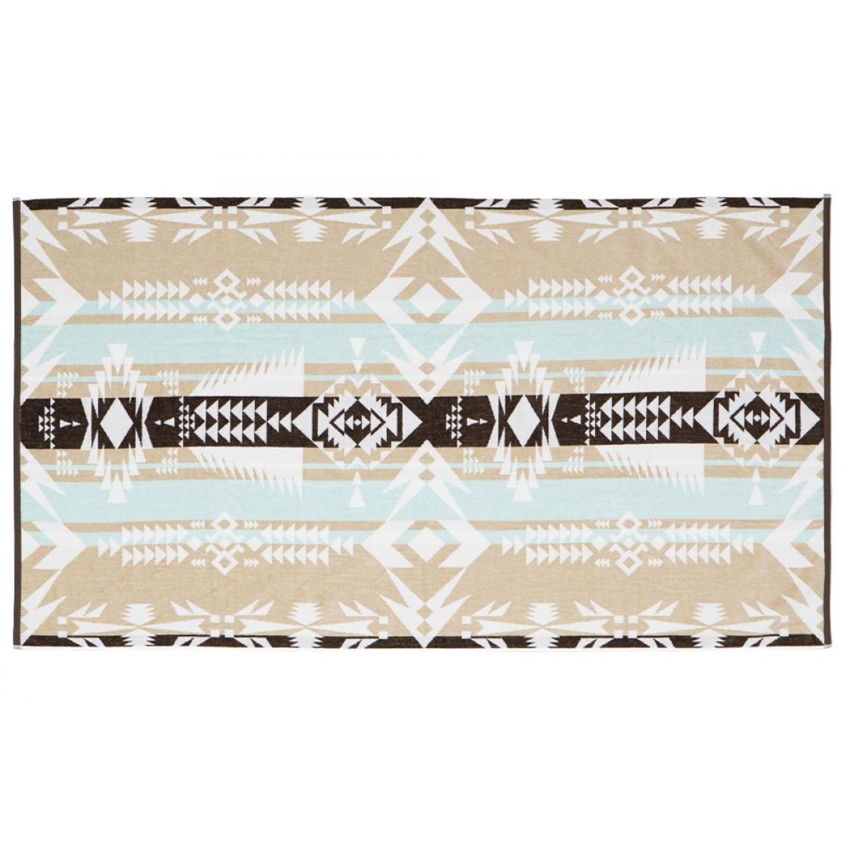 【I】 萩原 ヘビーウェイトの育てるタオルブランケット ネイティブ柄 270080000 ラファ 100×178cm タオルケット アウトドア レジャー