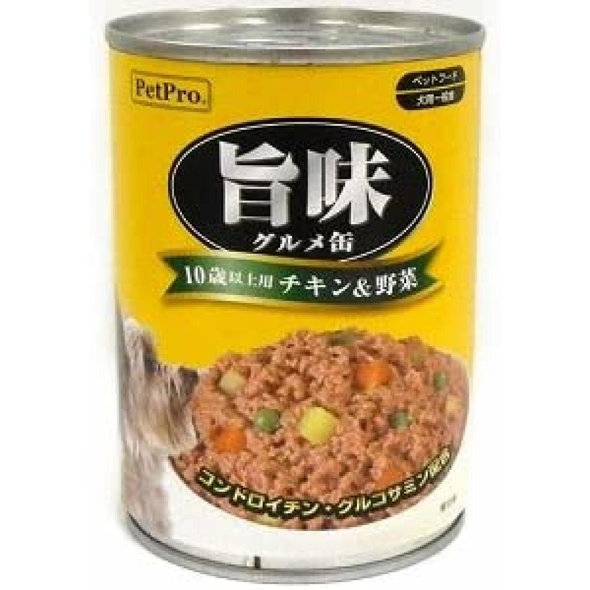 ペットプロ 犬用 旨味グルメ缶 10歳