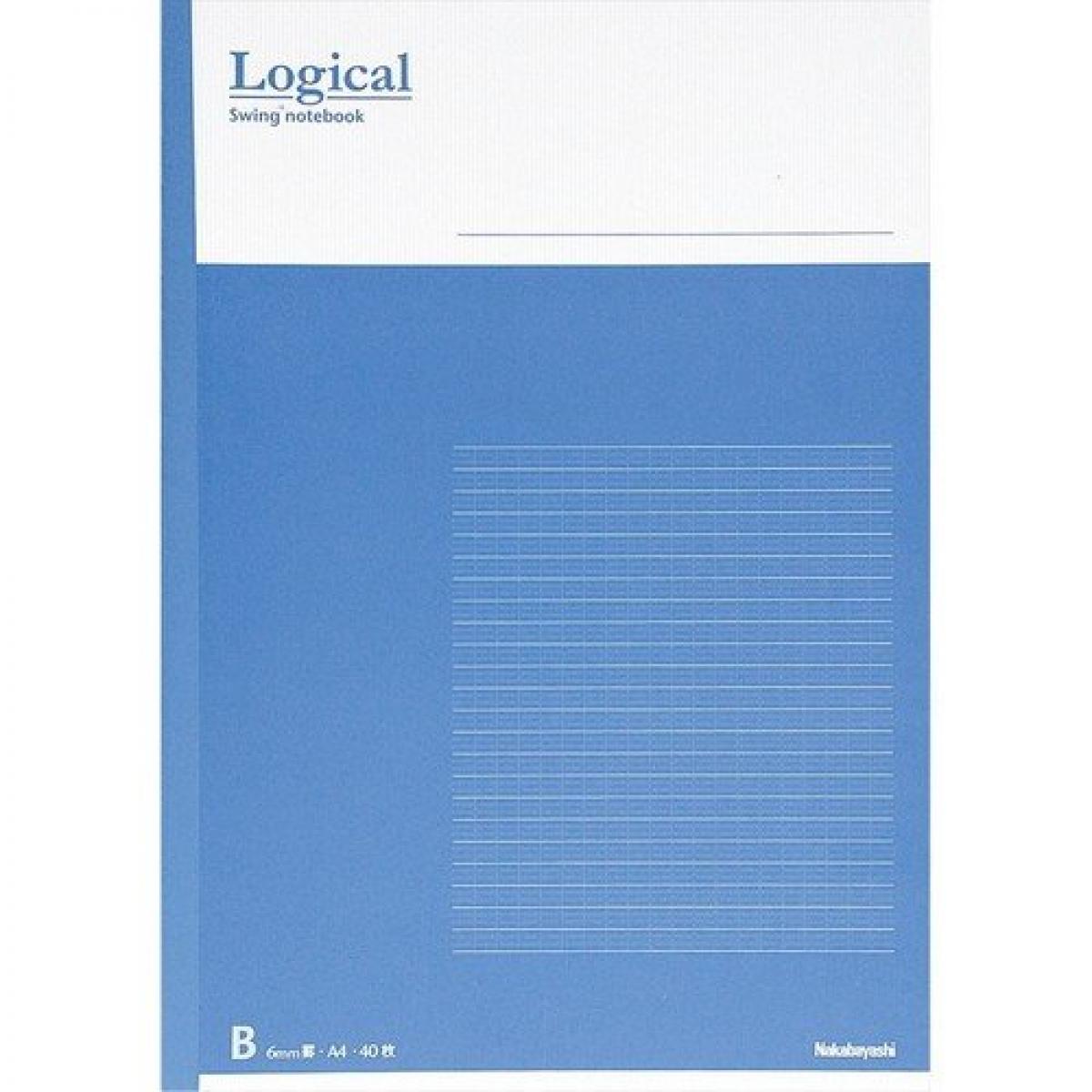 ロジカルノートA4A罫ブルー