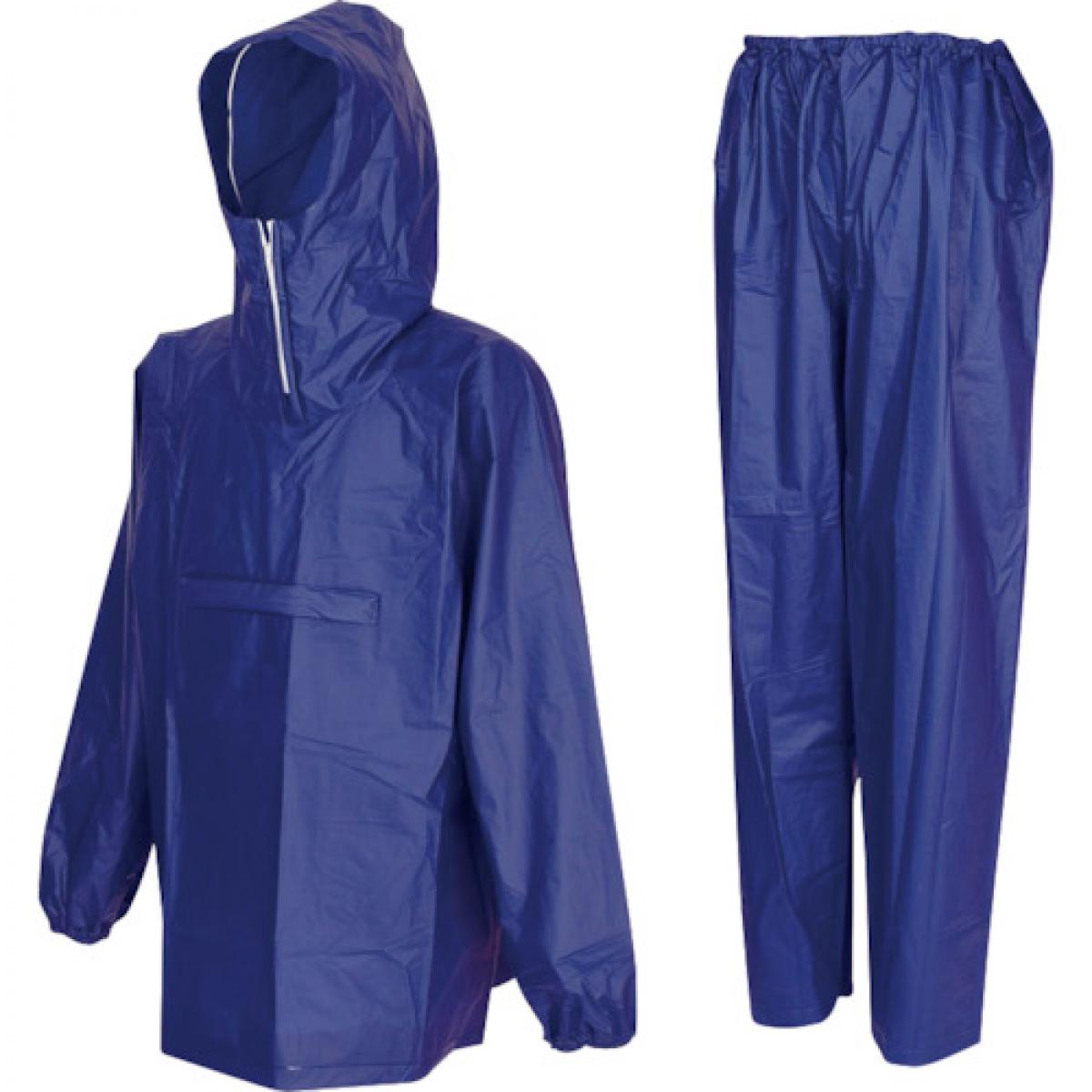 カジメイク 防水 上下セット EVA 防水ヤッケ&パンツ 3L ネイビー 1555 上下 レインスーツ 通勤 通学 作..