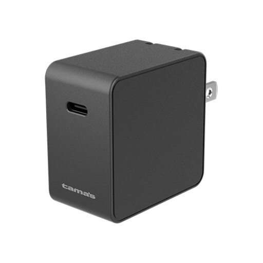 多摩電子工業 tamas PD65W コンセントチャージャー TAP133UK Type-C AC充電器 海外対応(AC100V~240V) ブラック 多摩電子工業 tamas PD65W コンセントチャージャー TAP133UK Type-C AC充電器 海外対応(AC100V~240V) ブラック