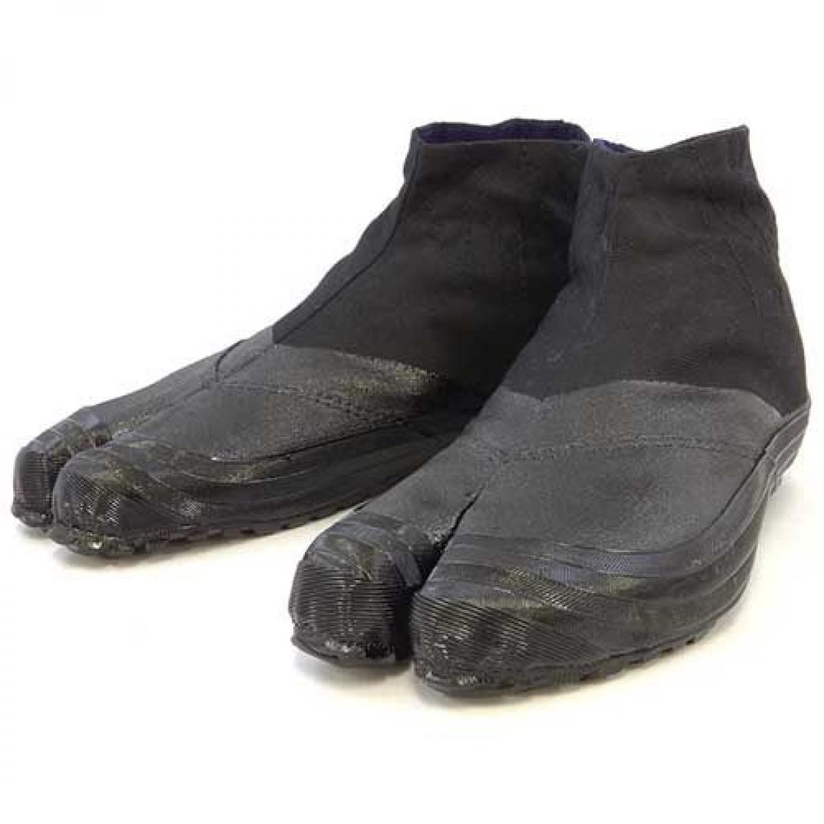 力王 SH3・24.0cm・クロ 特製地下たび大コハゼ3枚 24.0cm ブラック