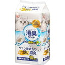 アイリスオーヤマ システムトイレ用 1週間におわない脱臭シート クエン酸入 10枚入 強力消臭