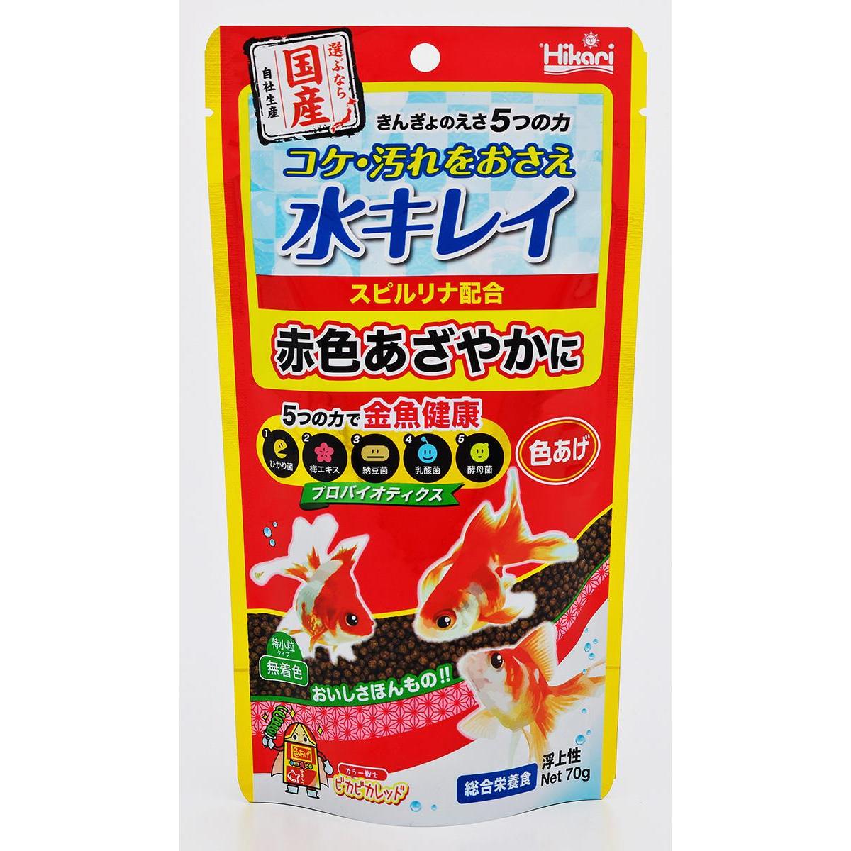 キョーリン ひかり Hikari きんぎょのえさ5つの力 色あげ 70g 金魚 餌 1