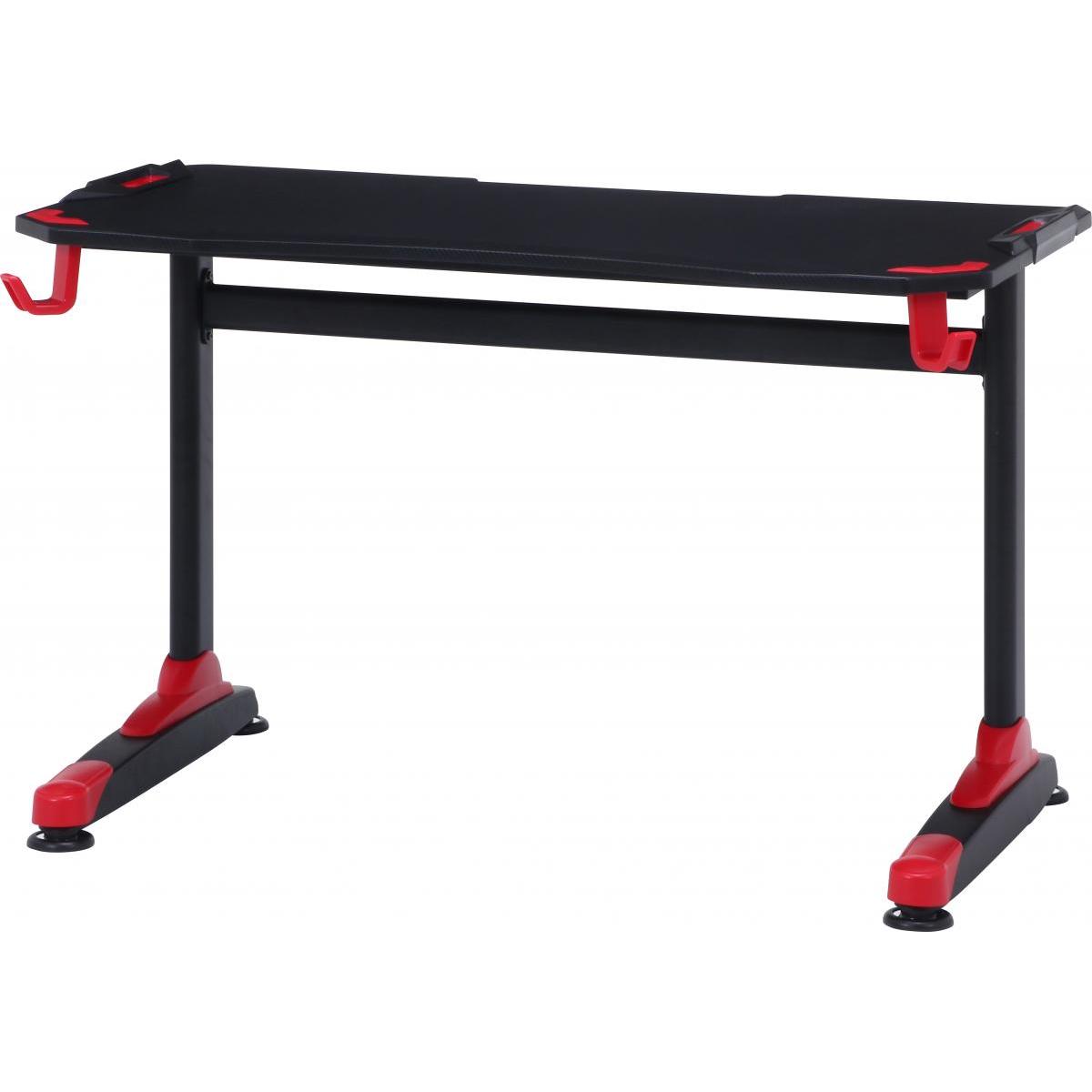 【I】不二貿易 GAMING DESK XeNO(ゼノ) イージー01 レッド AA-1802　ヘッドホンフック ゲーミングデス..
