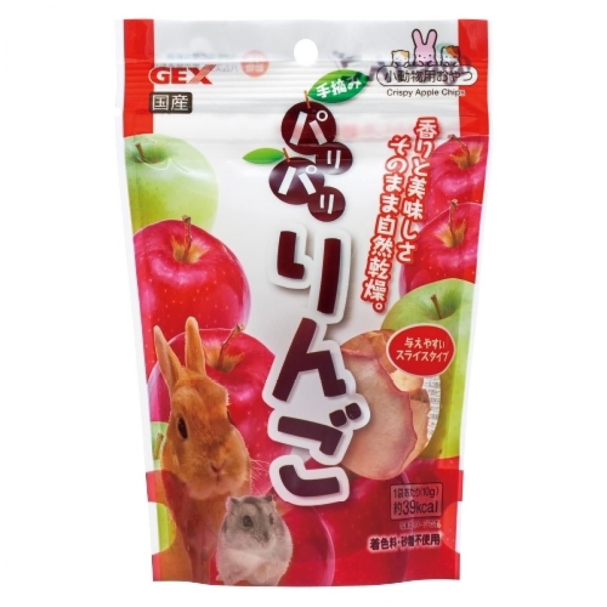 GEX(ジェックス) パリパリりんご 10g 着色料 砂糖不使用 青森県産りんご 小動物用おやつ