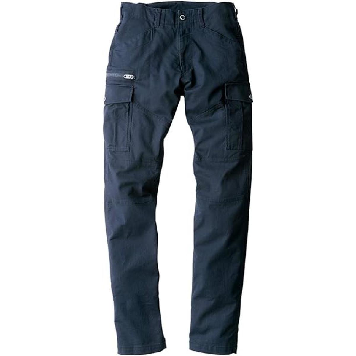 コーコス信岡 GLADIATOR ストレッチ コードピケ カーゴパンツ ネイビー 4L GA-3915 ワークウェア 作業着 秋冬用 マルチポケット コイン..