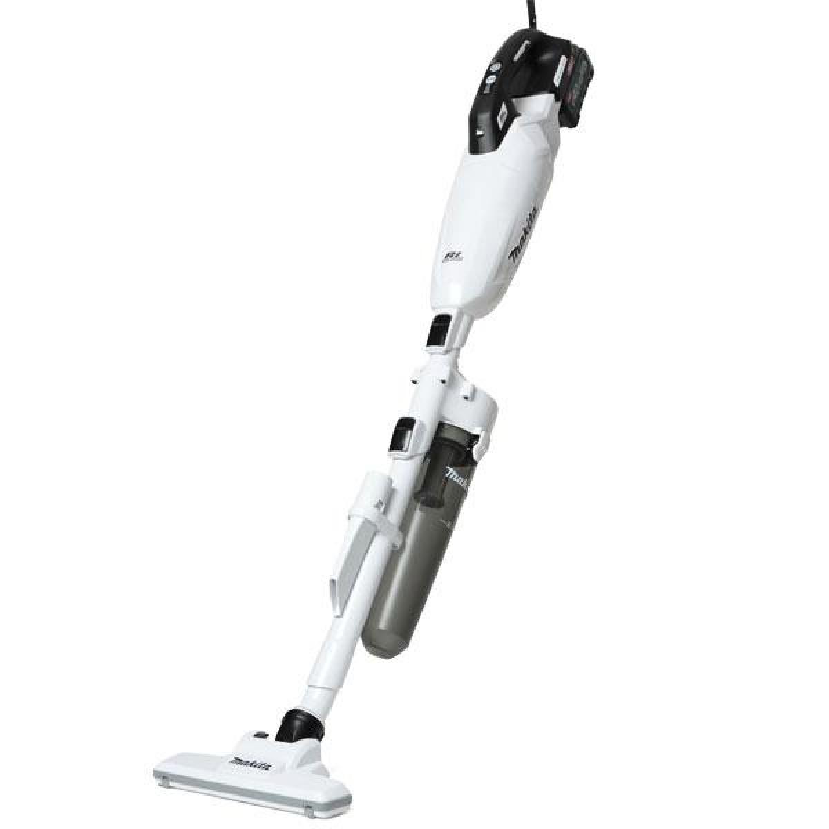 マキタ Makita 充電式クリーナー CL001GRDCW スノーホワイト ロック付サイクロンアタッチメント付 バッテリ・充電器付