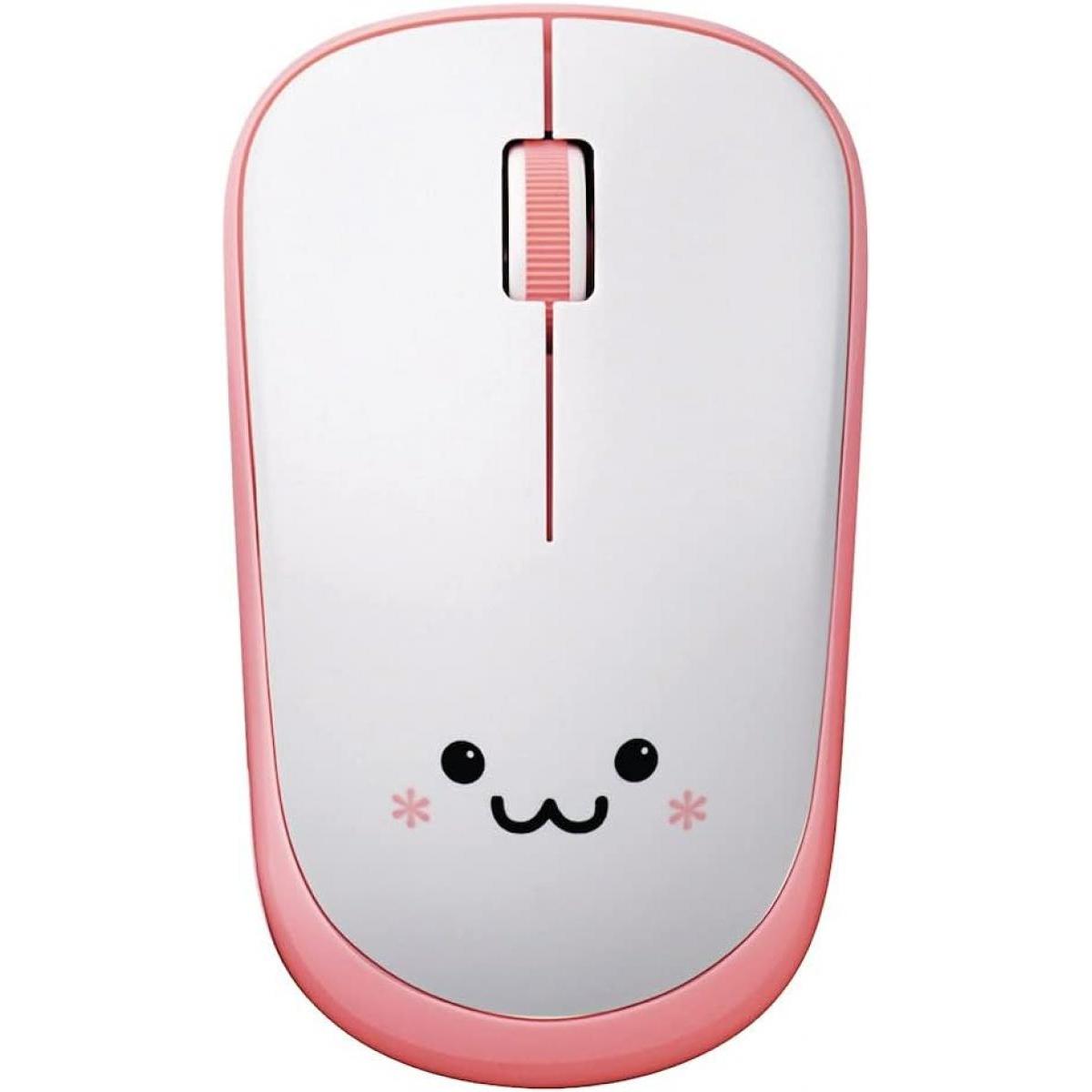 エレコム ELECOM 無線 IR マウス 3ボタン M-IR07DRPN ピンク 電池長持ち 左右対称 マイクロレシーバ