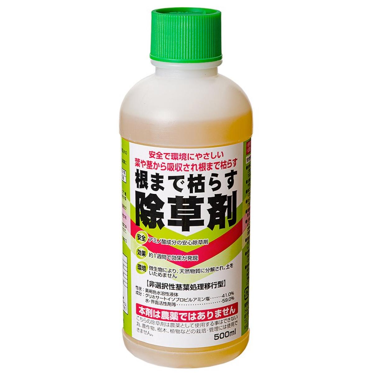 【在庫有・即納】トムソン 根まで枯らす 除草剤 500ml アミノ酸系除草剤 非農耕地用除草剤 1本