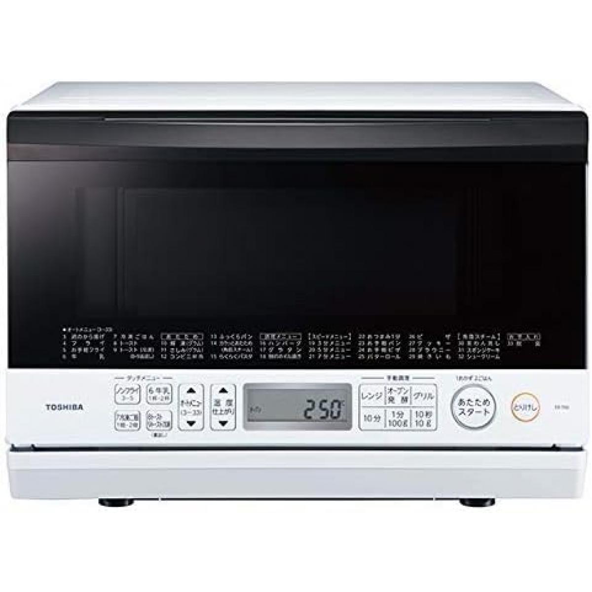 【在庫有 即納】東芝 23L 角皿式スチームオーブンレンジ 石窯オーブン ER-T60-W グランホワイト