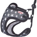 ペティオ Petio 猫用 胴輪 イージーキャットハーネス ブラック 黒 胴回り約30〜50cm 〜7kg 猫 ねこ ネコ おさんぽ ハーネス