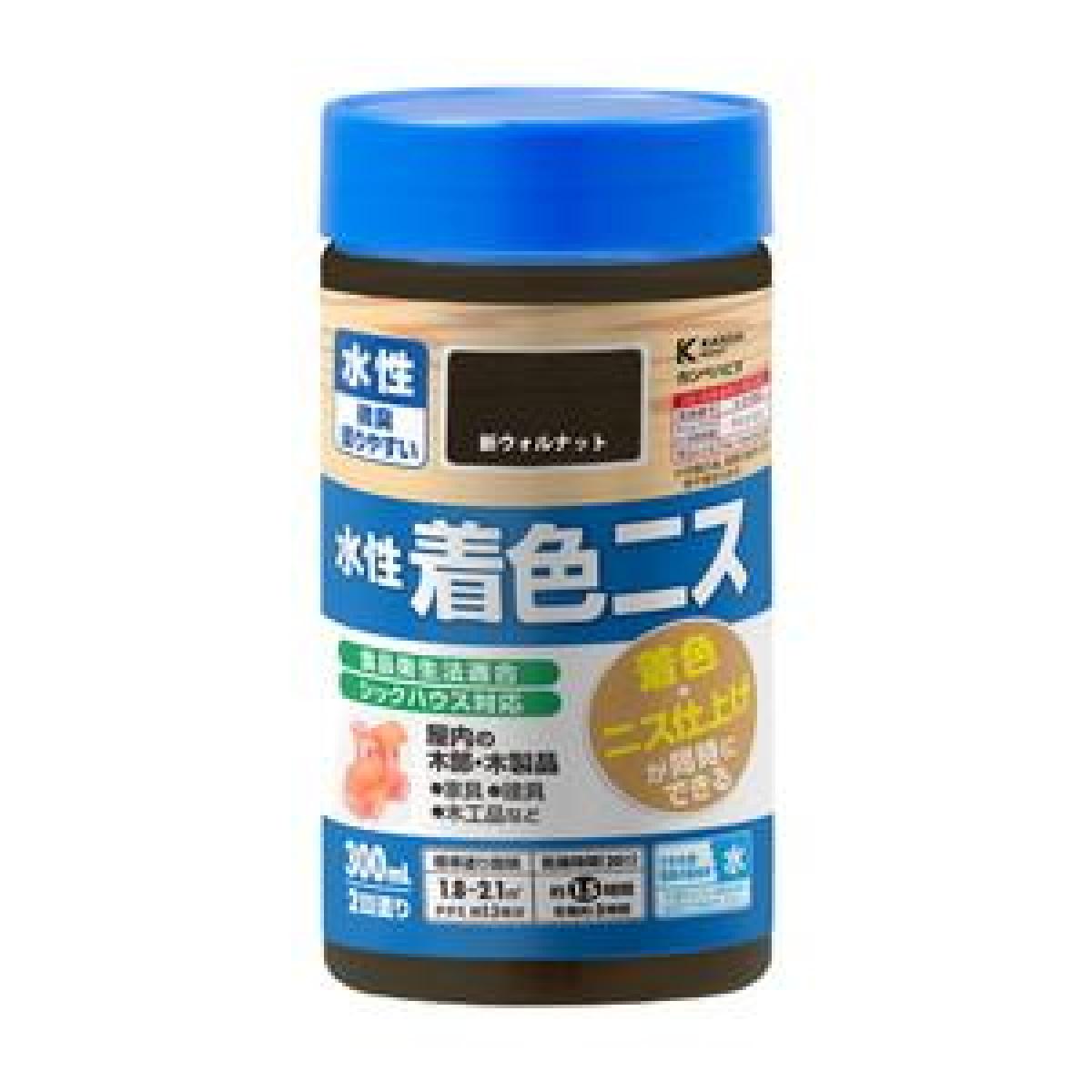カンペハピオ 水性着色ニス 新ウォルナット 300ML