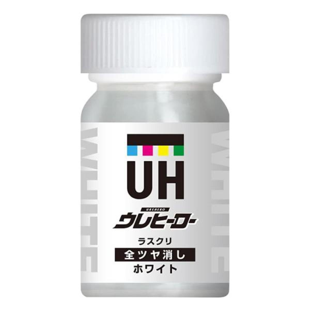 斎藤塗料 ウレヒーロー ラスクリ ホワイト つや消し 50ml