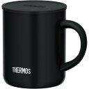 サーモス THERMOS 真空断熱 マグカップ フタ付 スモークブラック JDG-352C SMB 350ml ステンレス マグ 魔法びん構造(3)