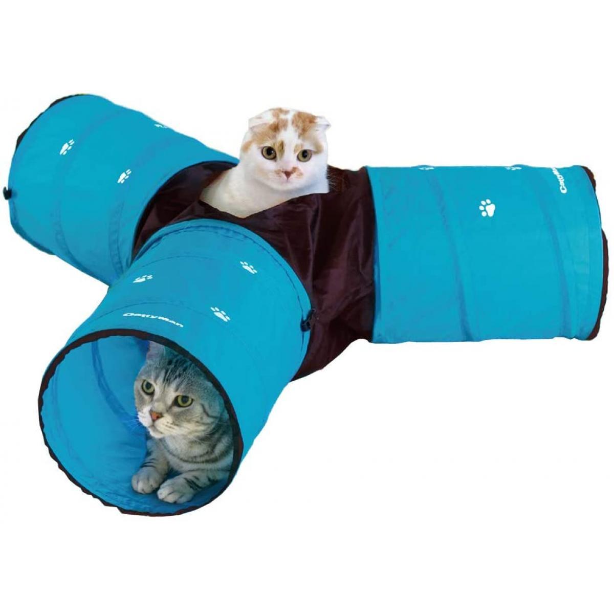 キャティーマン ペット遊宅 コネクトンネル おもちゃ つなげる トンネル コンパクト 猫用
