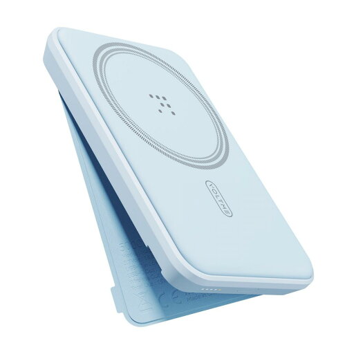ボルトミー VOLTME MagSafe対応 ワイヤレス充電 モバイルバッテリー 5000mAh MagPak 5K ブルー B3020 ボルトミー VOLTME MagSafe対応 ワイヤレス充電 モバイルバッテリー 5000mAh MagPak 5K ブルー B3020