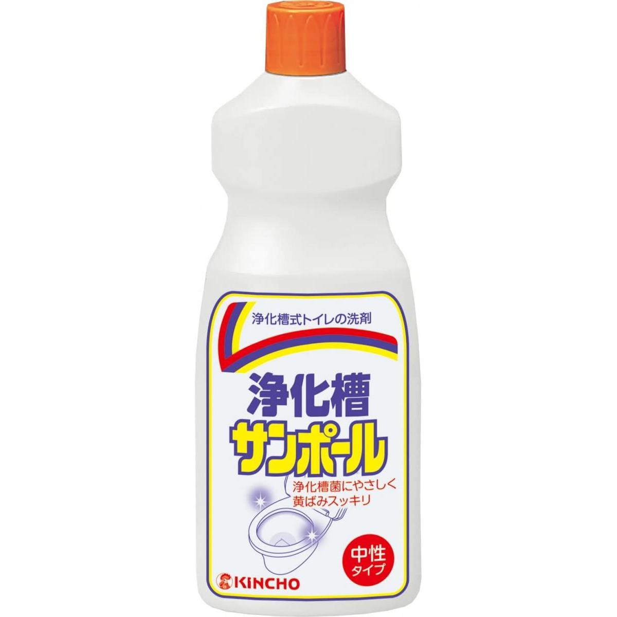 金鳥 浄化槽サンポール 500ml 浄化槽式トイレ洗剤 中性タイプ シトラスグリーンの香り