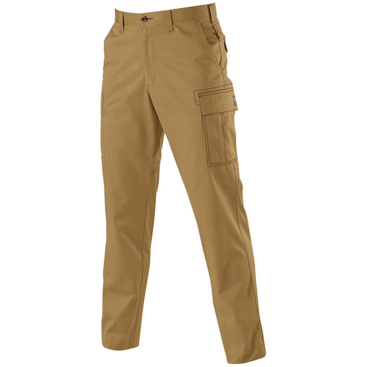 バートル BURTLE 制電T/C ソフトツイル カーゴパンツ キャメル 85cm 6072　秋冬 作業着 作業服 ユニフォーム 男女兼用 パンツ ズボン