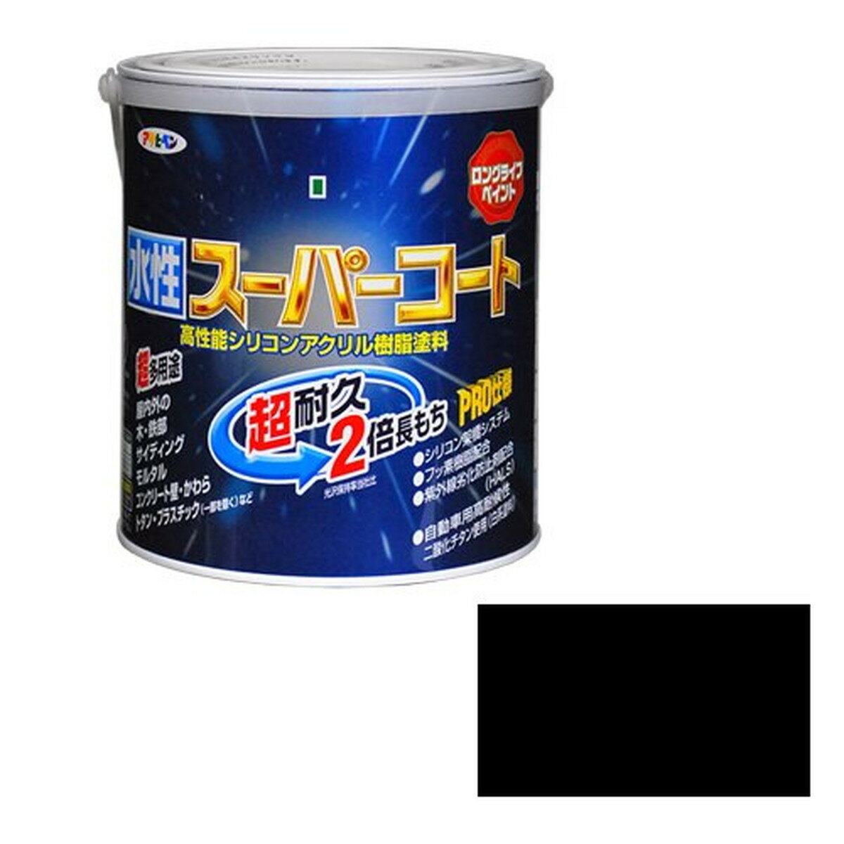 アサヒペン 水性スーパーコート 新茶 1.6L