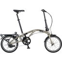 【お客様整備品】 DAHON ダホン Curl i4 カールi4 Antique gold 16インチ 4段変速 折りたたみ自転車 フォーディングバイク