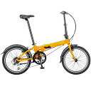 【お客様整備品】 DAHON ダホン HIT D6 ヒットD6 Harvest Orange 20インチ 6段変速 折りたたみ自転車 フォーディングバイク