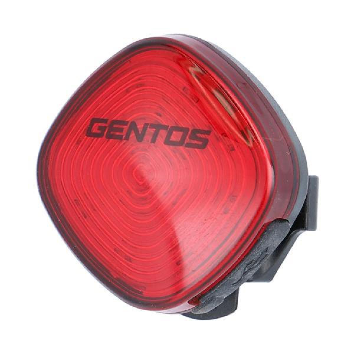 GENTOS ジェントス 自転車 ライト LED バイクライト USB充電式/単3電池 RL-20R 自転車用 点滅 赤色 安..