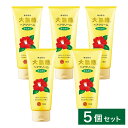 【まとめ買い】大島椿 ヘアクリーム さらさら 160g×5個 クリーム ダメージ補修 アウトバストリートメント スタイリング 髪 椿油 整髪料