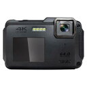 高橋国際商事 CALSモード Wi-Fi機能搭載 防水・防塵 工事用 デジタルカメラ TT-WD1300B ブラック 16倍ズーム Wi-Fi接続 オートフォーカス