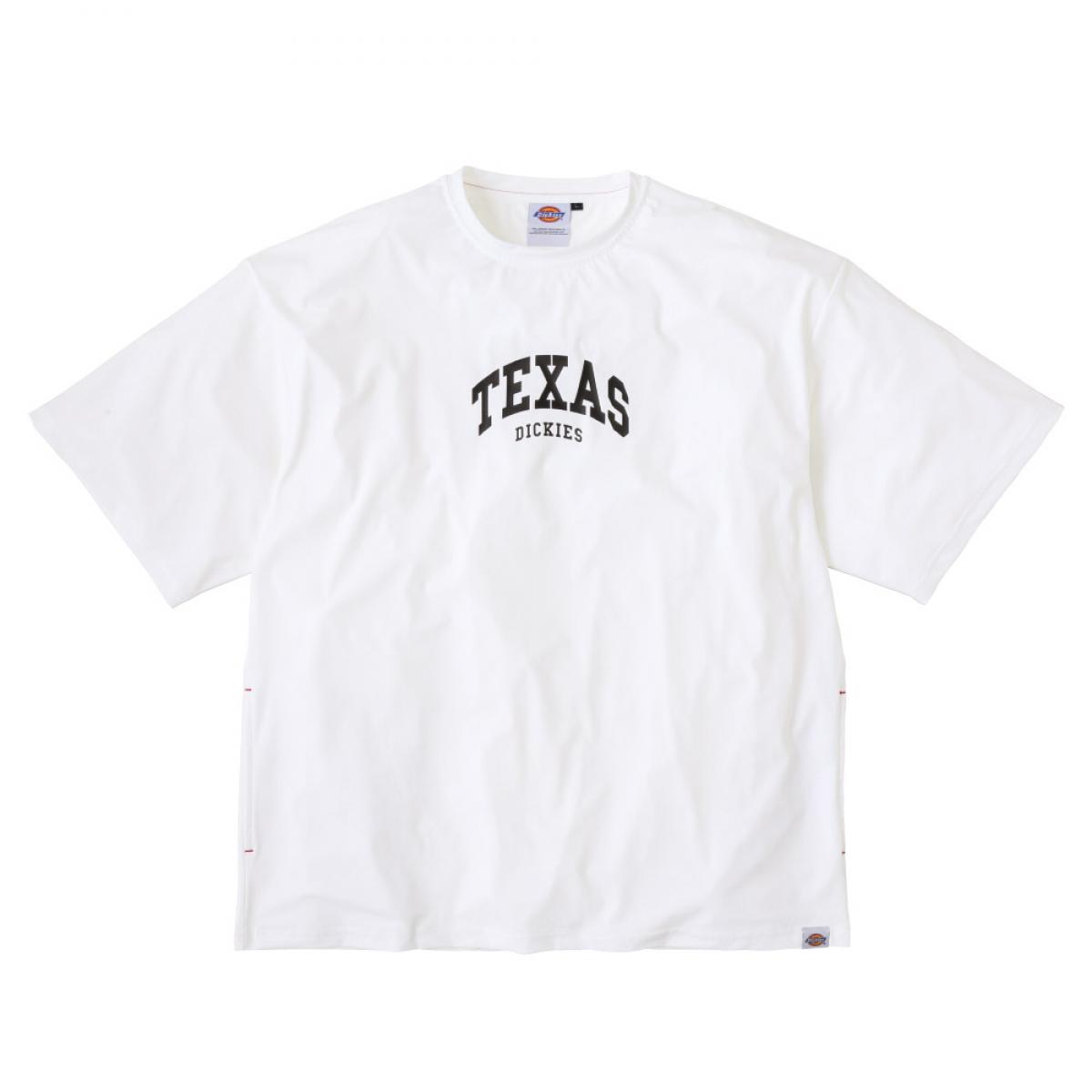 Dickies ディッキーズ 冷感サイドポケット 半袖Tシャツ ルーズフィット ホワイト XXL D-467 夏 シャリ..