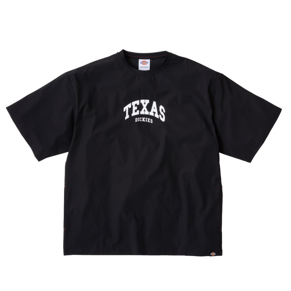 Dickies ディッキーズ 冷感サイドポケット 半袖Tシャツ ルーズフィット ブラック S D-467 夏 シャリ感 ..