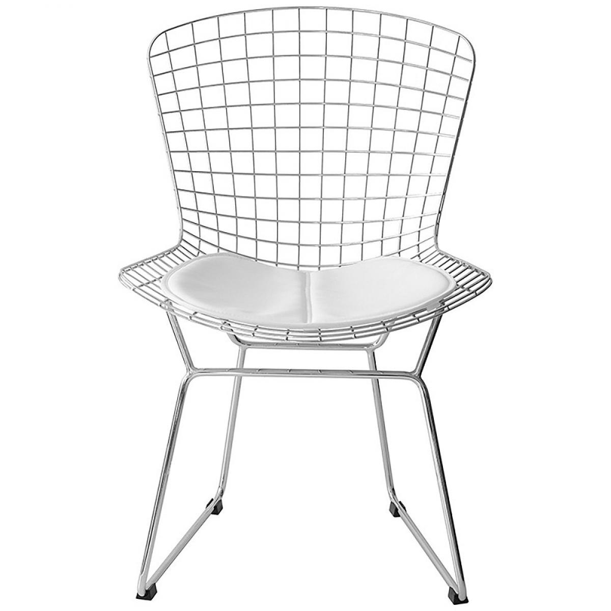 【I】宮武製作所 ワイヤーチェア ホワイト PCK-022N 新生活 インテリア 家具 おしゃれ デザイン 【代引不可】