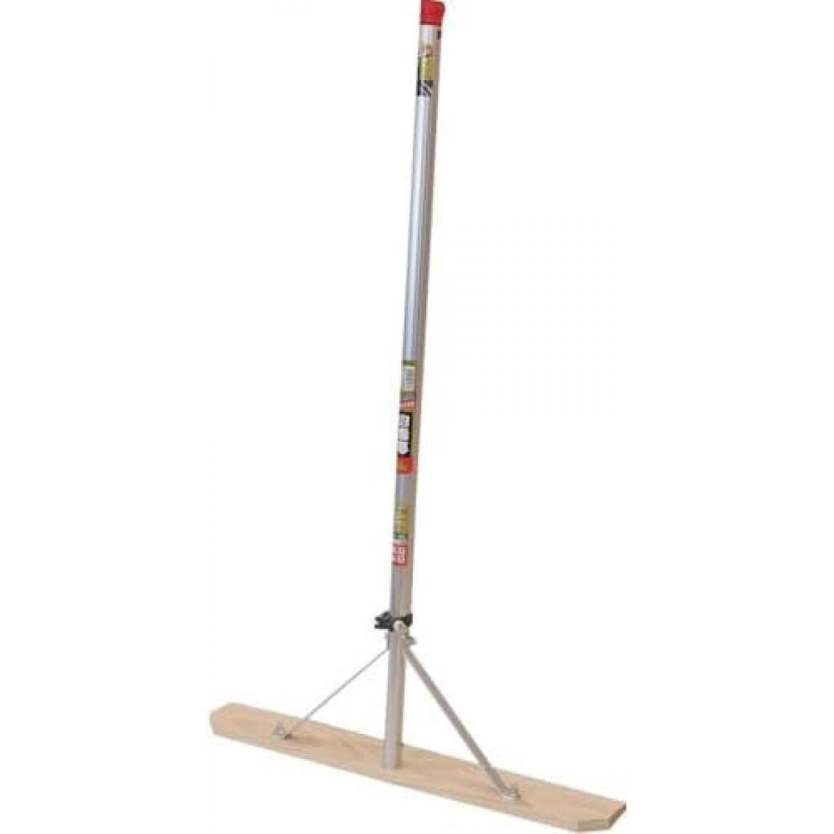 浅香工業 金象 伸縮式 木製替板レーキ 600 スクレーパー付 72388 土ならし 整地 締固め作業 レーキ ア..