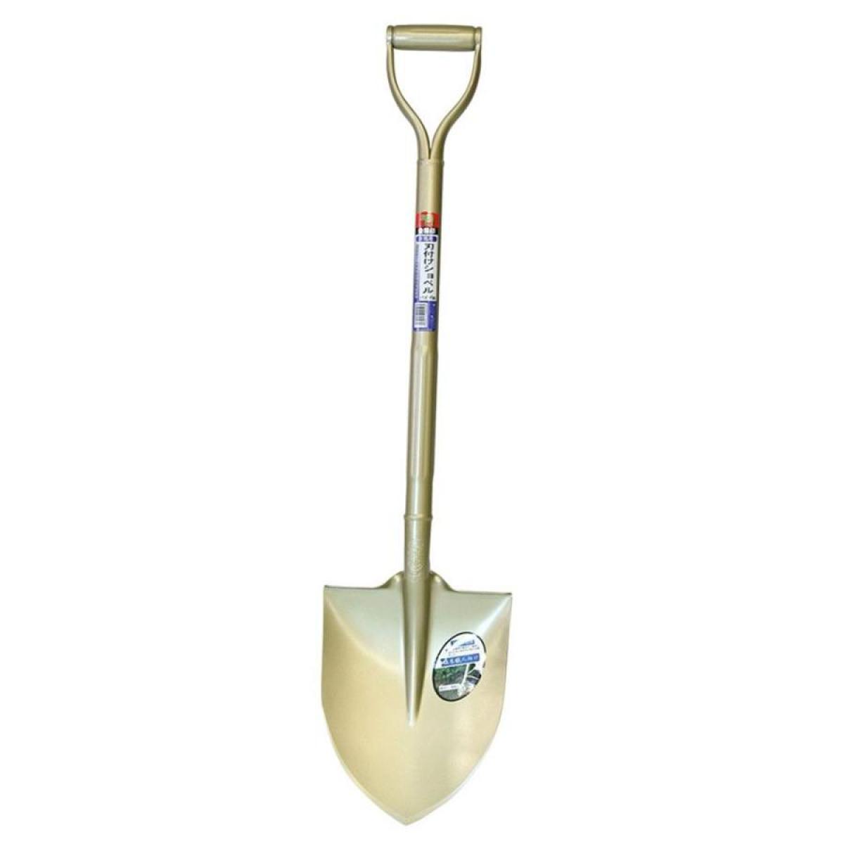 浅香工業 金象印 パイプ柄 本職用 刃付ショベル 000505 植樹 根きり 根回し ショベル シャベル 造園 農業 家庭菜園のサムネイル