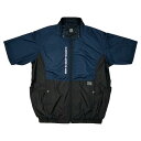 コーコス信岡 ボルトクール 半袖ブルゾン ネイビー XL G-22420 服のみ バッテリー・ファン別売 夏 猛暑 対策 作業着 作業服