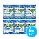 【まとめ買い】LOTTE ロッテ GREEN DA・KA・RAキャンディ 60g×6個セット 飴 アメ 塩飴 塩分補給 部活 倉庫仕事 外仕事 熱中症対策