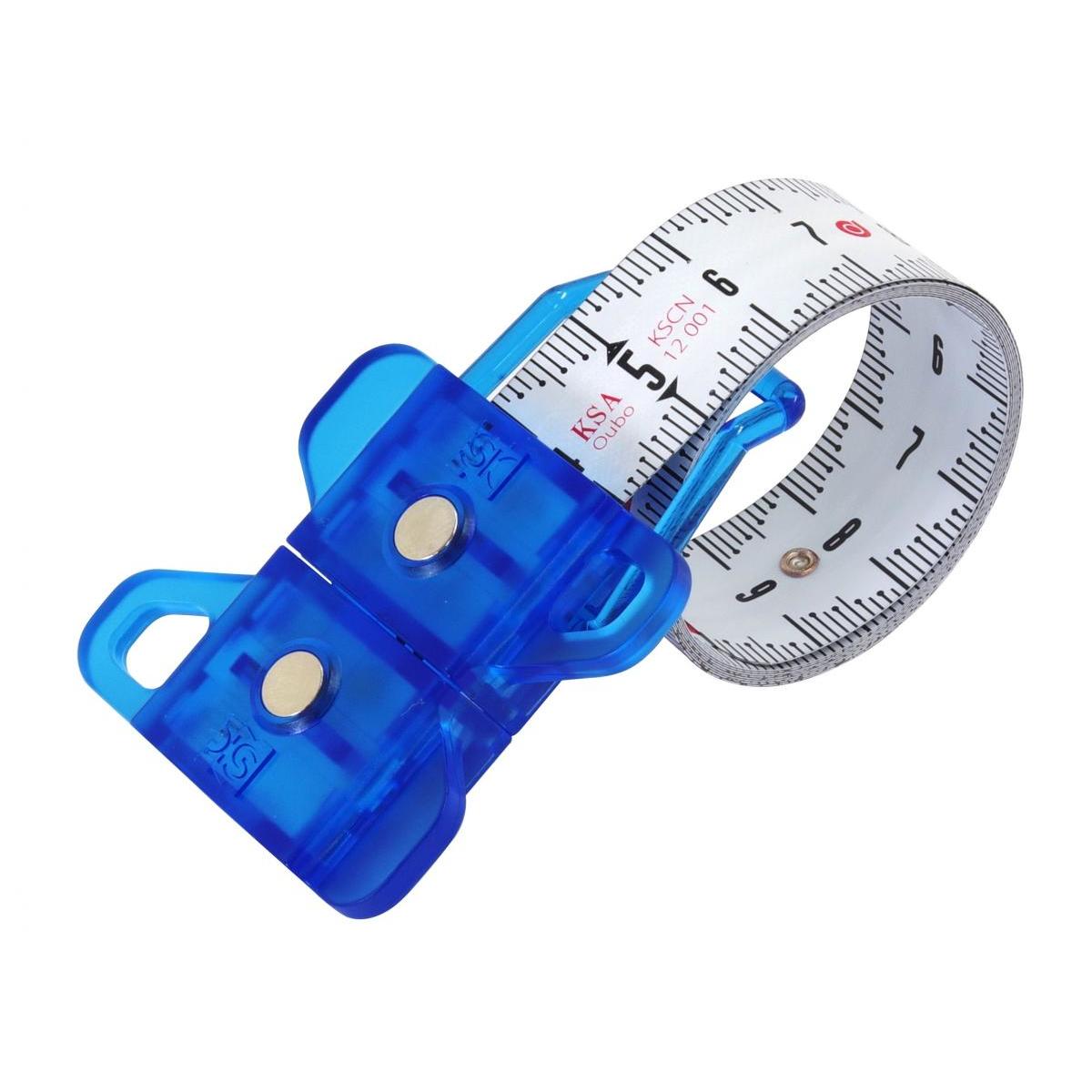 新潟精機 SK スパイラルメジャー ブルー SMT-100BL 軽量 コンベックス マグネット付 ナイロンテープ 建築 現場