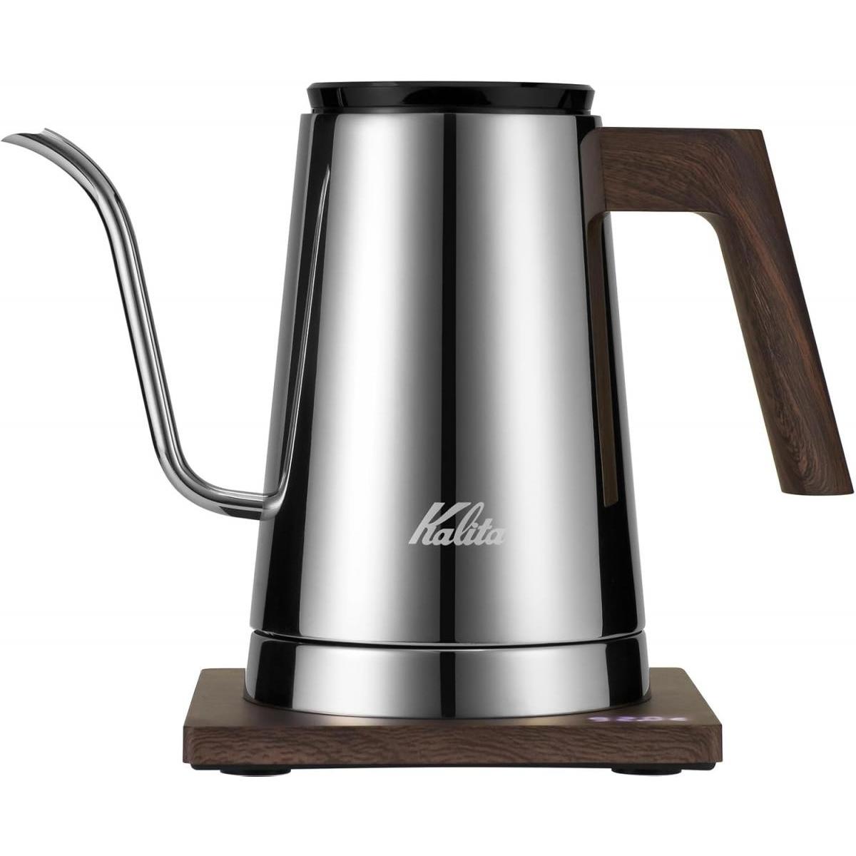 Kalita カリタ 52249 KEDP-600 (シルバー) JP 電気ケトル 600ml ポット ケトル 細口 ドリップ ポアオーバー コーヒー 珈琲