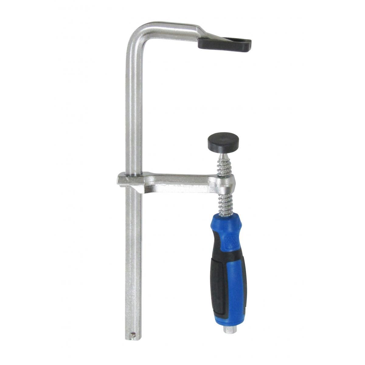 コンヨ SUN UP 20803 L型クランプ 250mm 固定 極太グリップ 保護キャップ付 可動式くわえ部