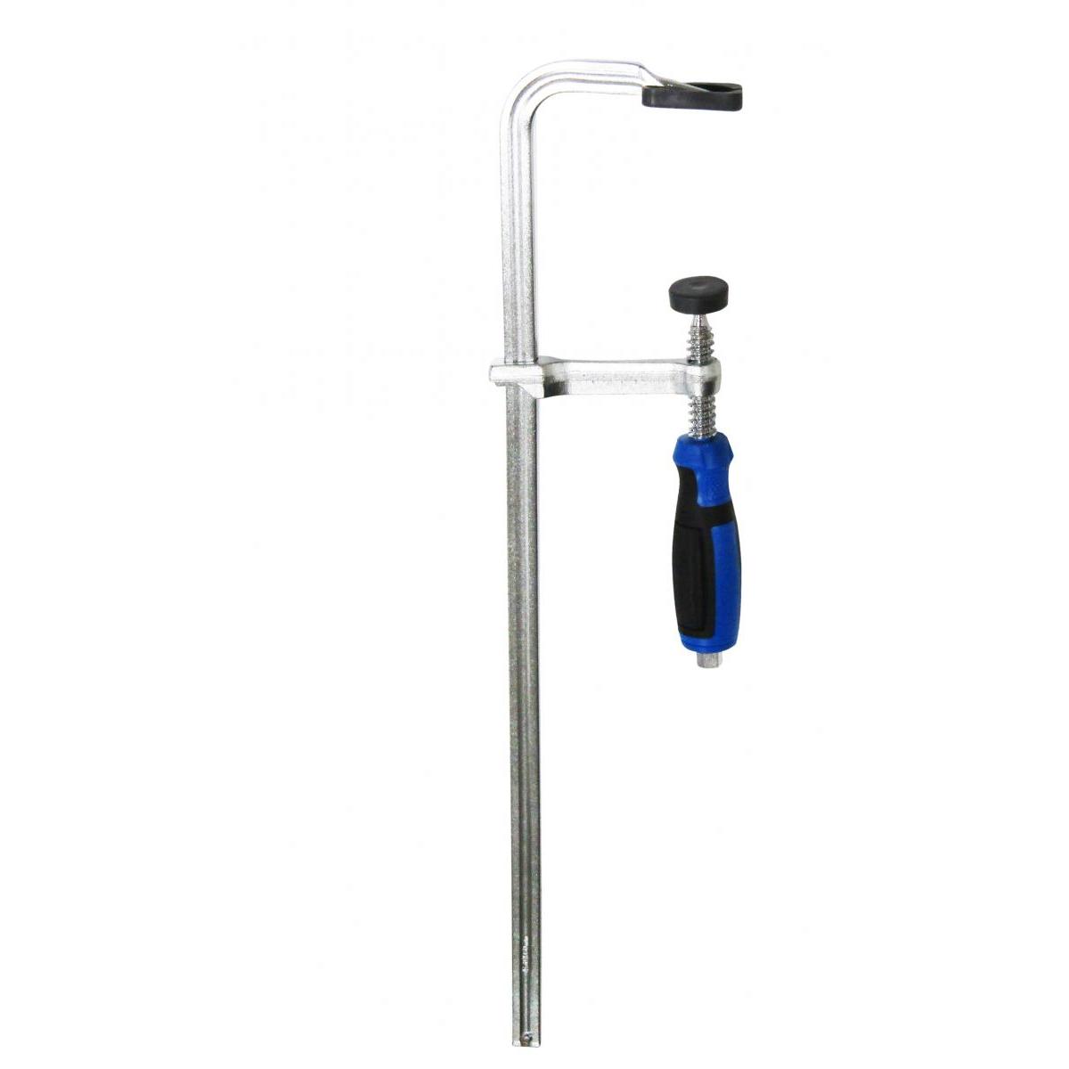 コンヨ SUN UP 20805 L型クランプ 450mm 固定 極太グリップ 保護キャップ付 可動式くわえ部