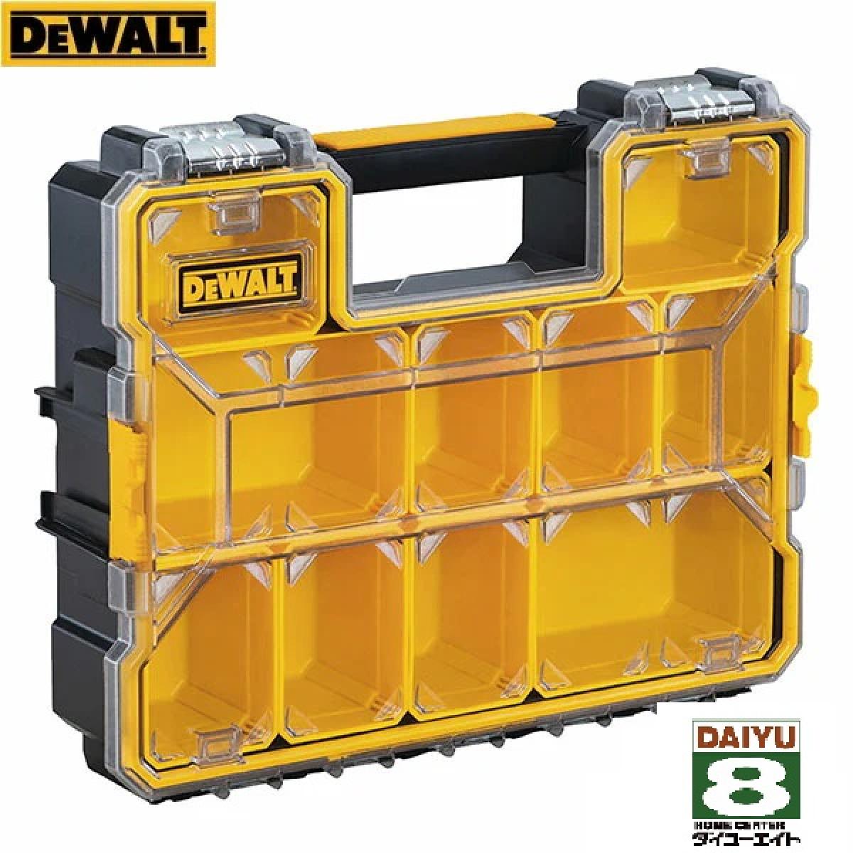 【在庫有・即納】デウォルト DEWALT 工具箱 プロオーガナイザー Lサイズ DWST14825 収納 保管 小物収納 ツール 工具ボックス 収納ボックス