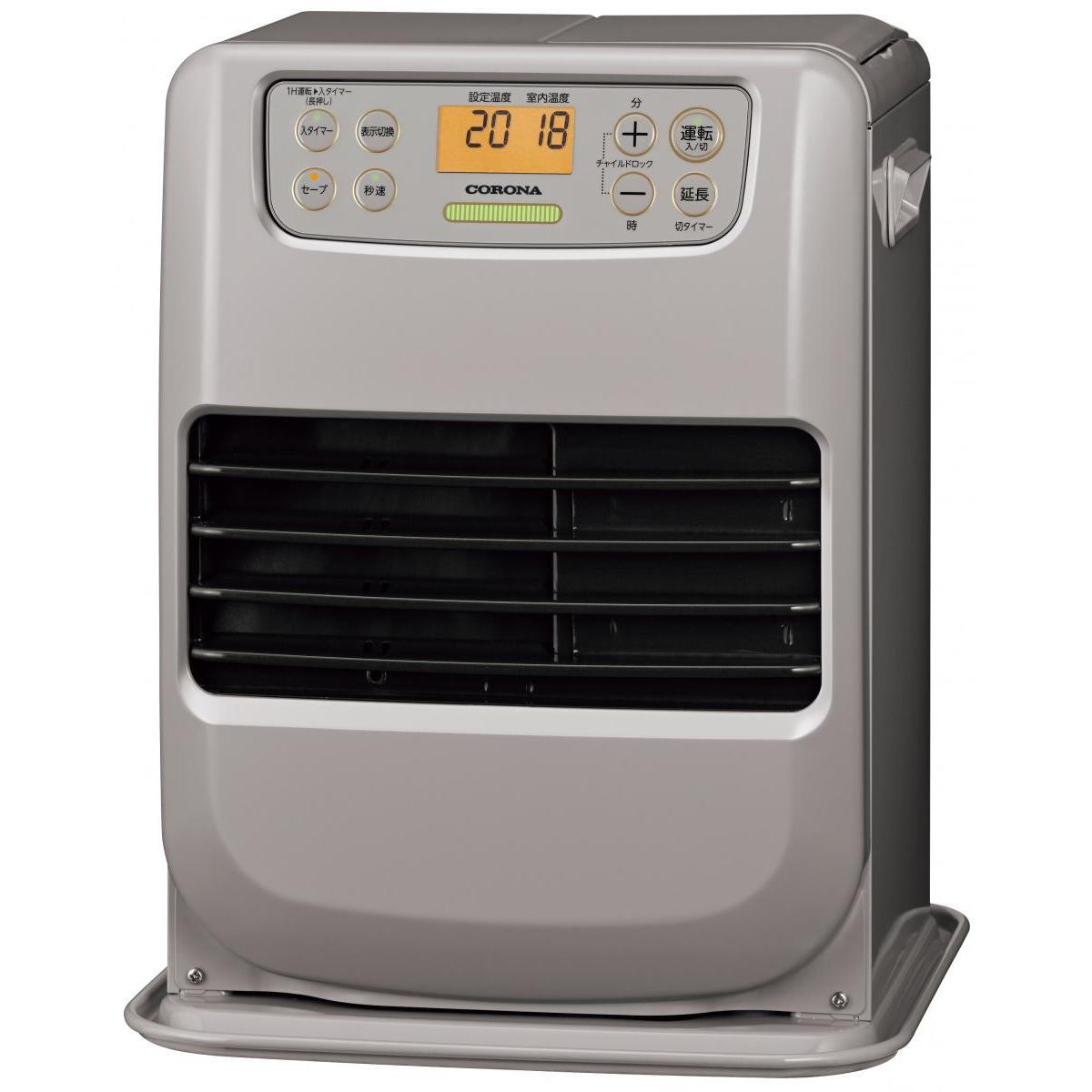 【在庫有・即納】コロナ CORONA 石油ファンヒーター FH-M2525Y C グレイッシュベージュ【木造7畳/コンクリート9畳】コンパクト 省スペース 暖房