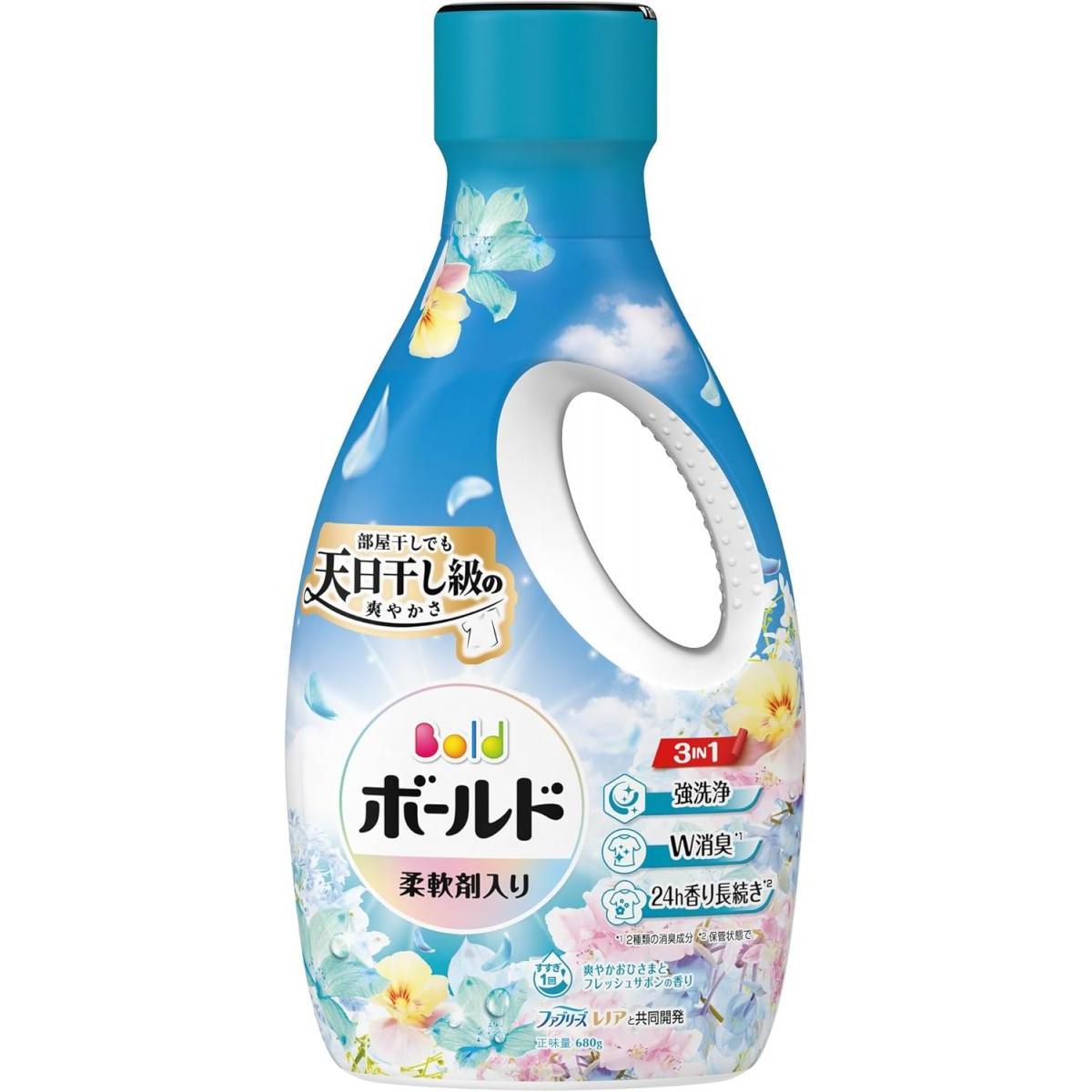 P&G ボールドジェル 爽やかフレッシュフラワーサボンの香り 680g 部屋干し 天日干し 柔軟剤入り 洗濯洗..