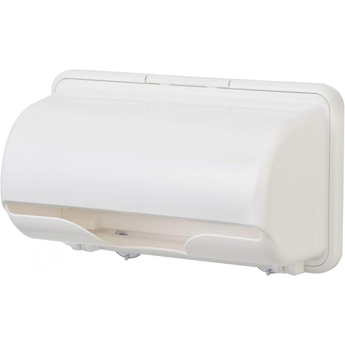 イノマタ化学 キッチンペーパーホルダー 0342 ピュアホワイト キッチンペーパー 収納 ホルダー キッチ..