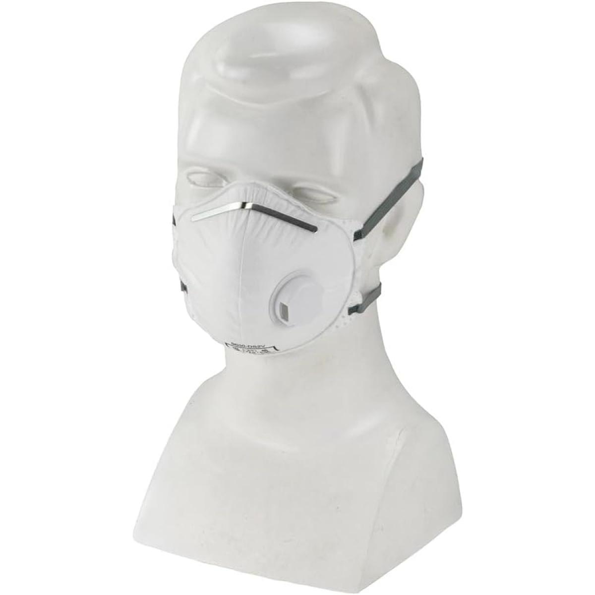 SK11 No.9600-DS2V 使い捨て式防じんマスク2枚入 排気弁付 DS2合格品 溶接作業 サンダー作業 農薬(粉剤)散布作業 粉じんの発生する作業