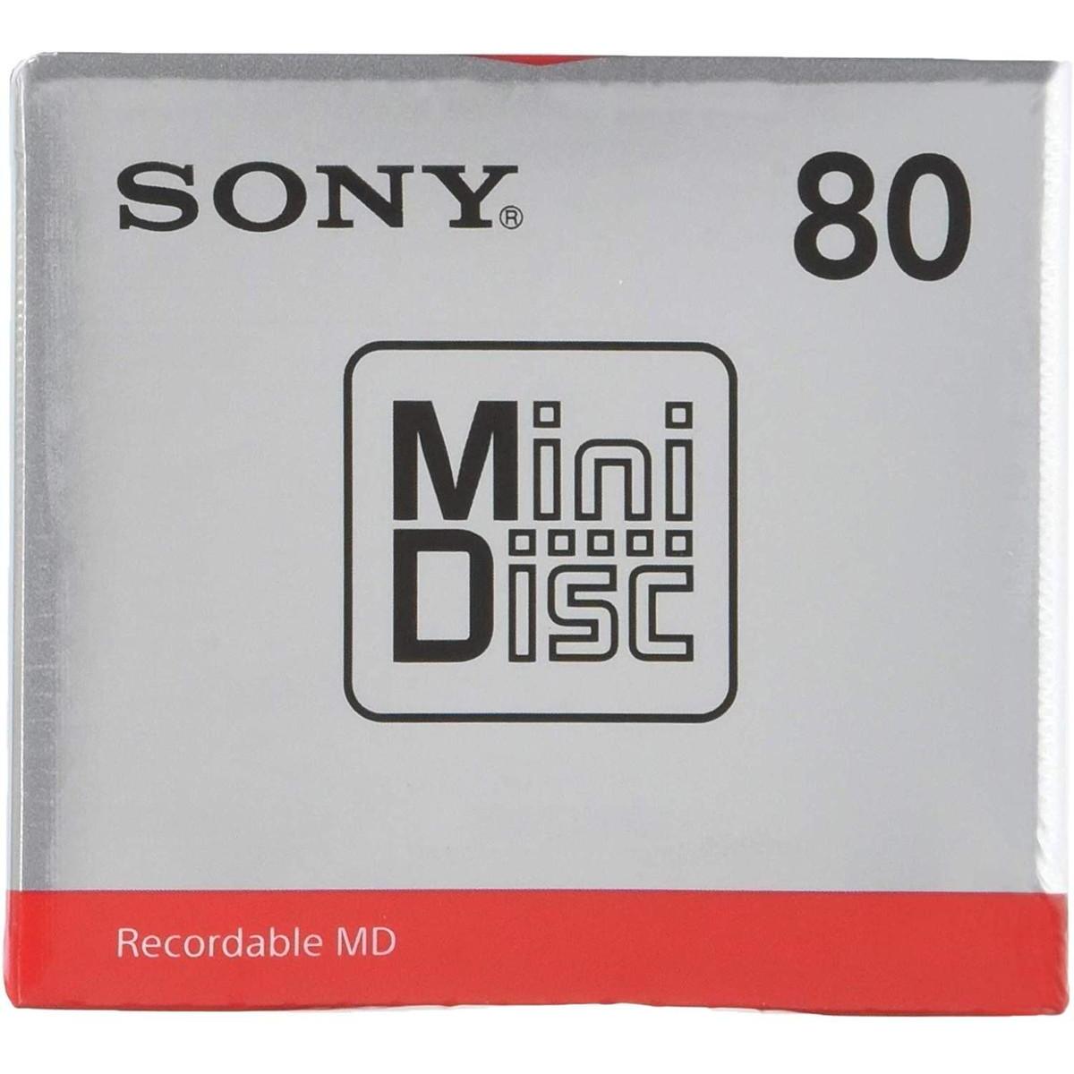 SONY ミニディスク (80分、1枚パック) MDW80T